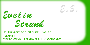 evelin strunk business card
